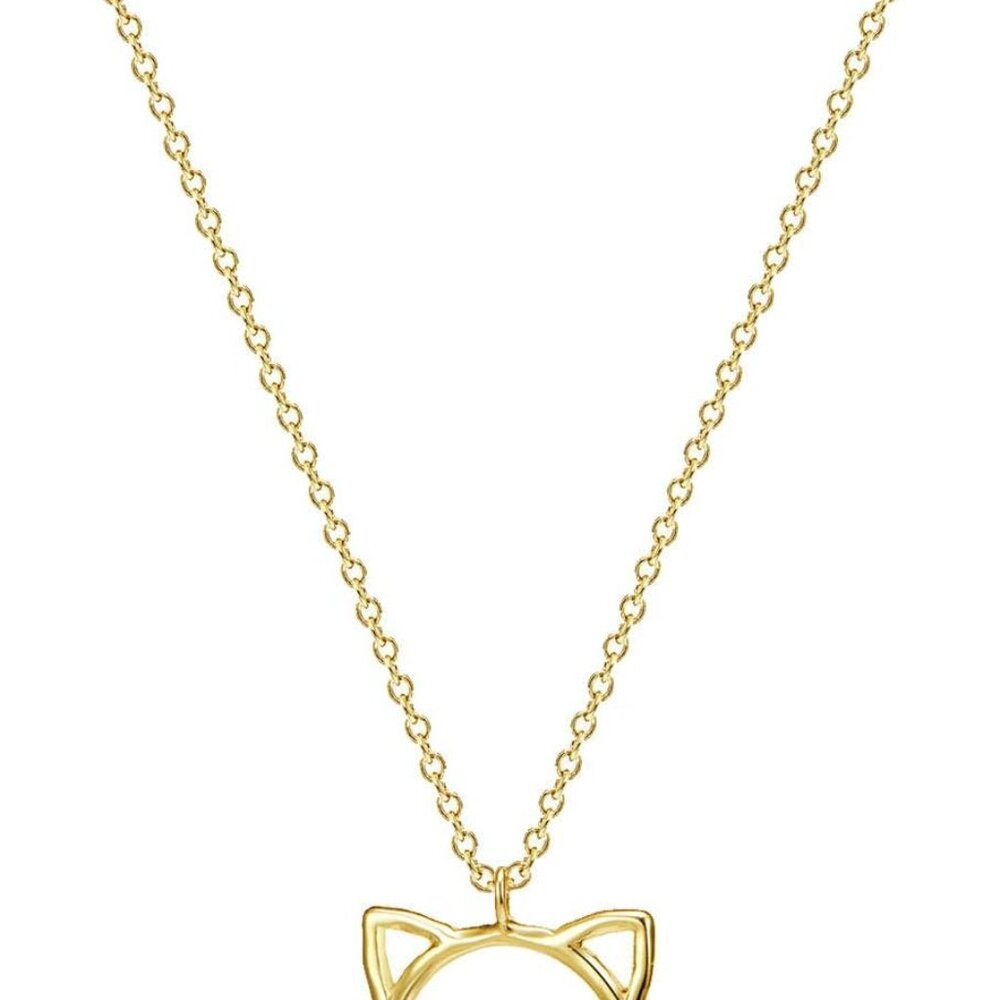 Animal Necklaces For Women Gold Plated Necklace Butterfly Bird Cat Elephant Snak
